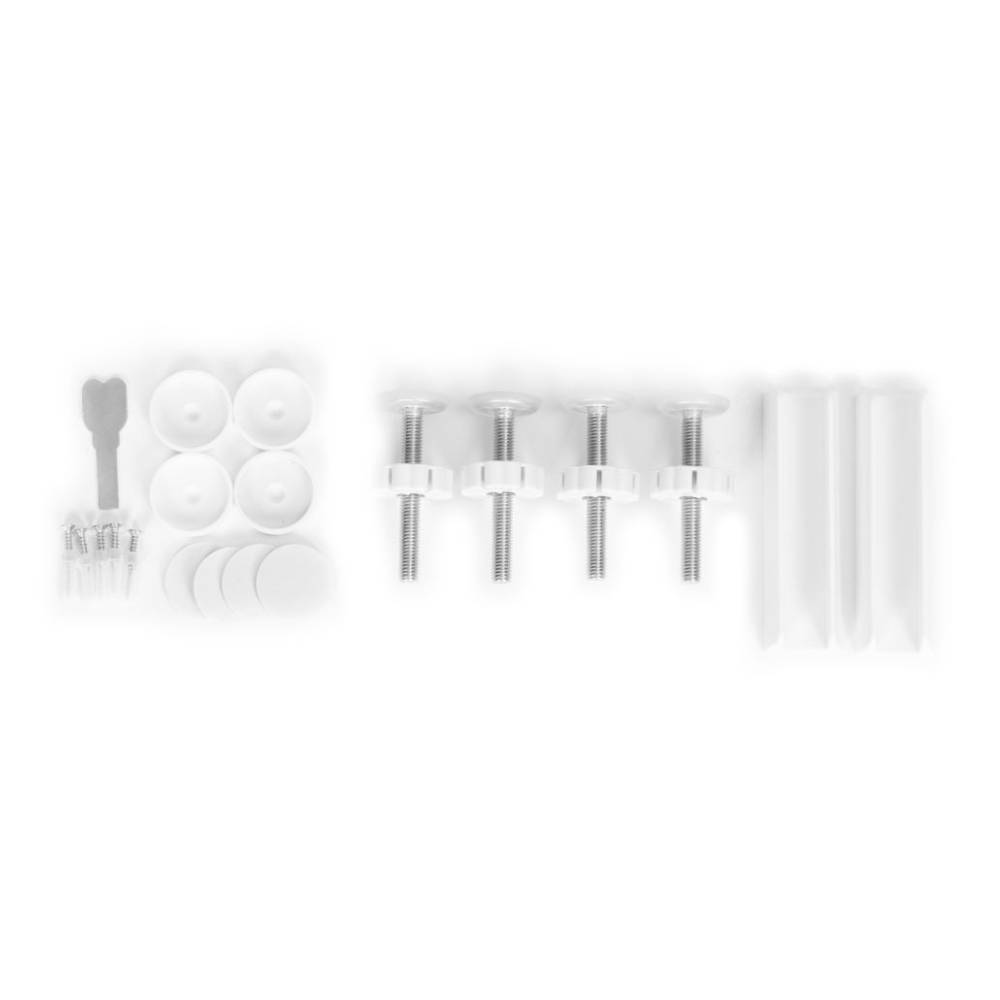 Ecotoys zaštitna ograda 74-105 cm, White