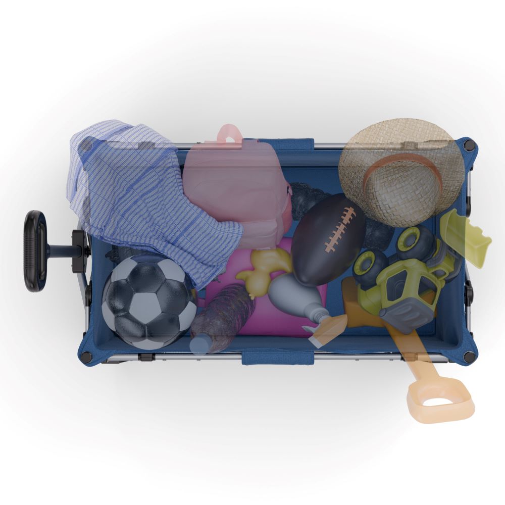 Kinderkraft Sklopiva kolica ROLLSTER 90x58 cm, Night Blue