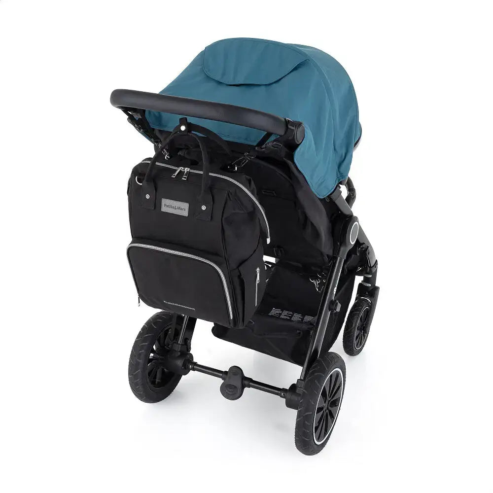 PETITE&MARS Ruksak za pelene Jack, Black