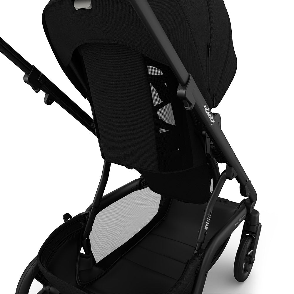 REDSBABY NUVO 2 Single dječja kolica 2u1, Platinum Black