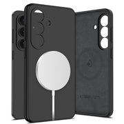 Tech-Protect silikonska MagSafe maskica za Samsung Galaxy S26 - crna