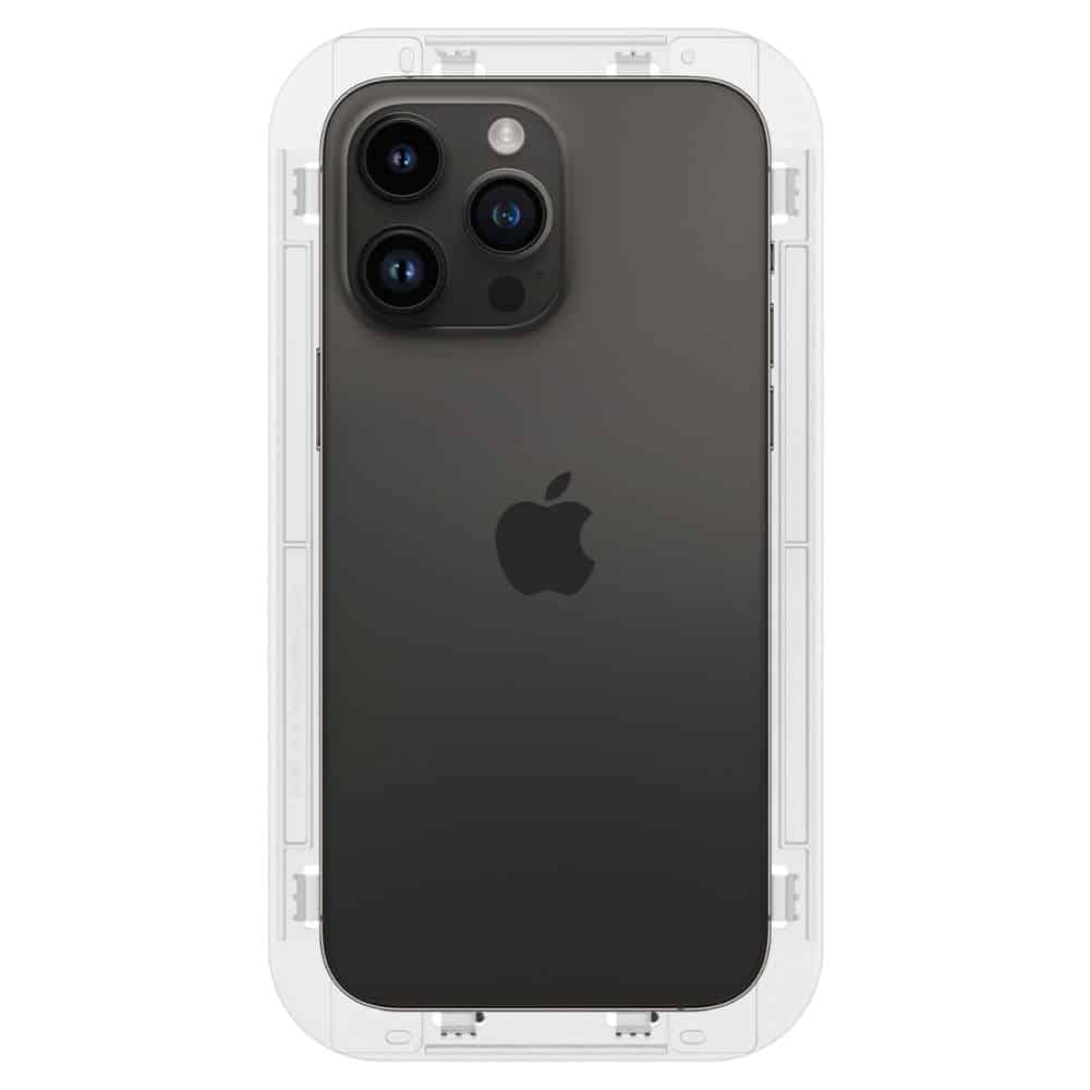 SPIGEN GLAS.TR EZ FIT KALJENO STAKLO 2-KOM ZA IPHONE 14 PRO MAX CLEAR