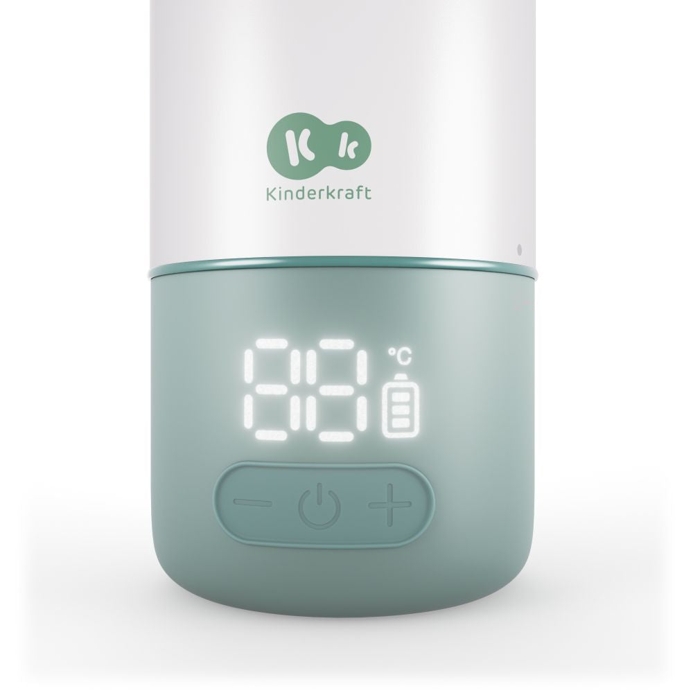 Kinderkraft GAJA prijenosni grijač - bočica/termosica s baterijom 500 ml, Green