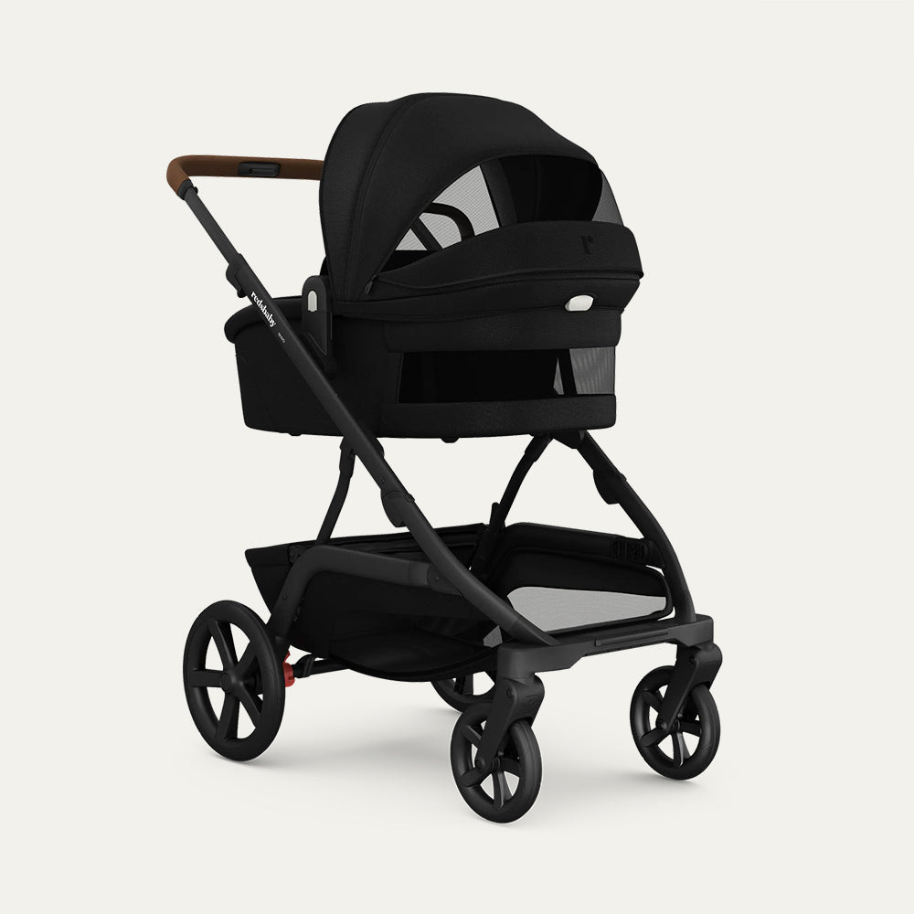 REDSBABY NUVO Twin dječja kolica 2u1 Black, Black B