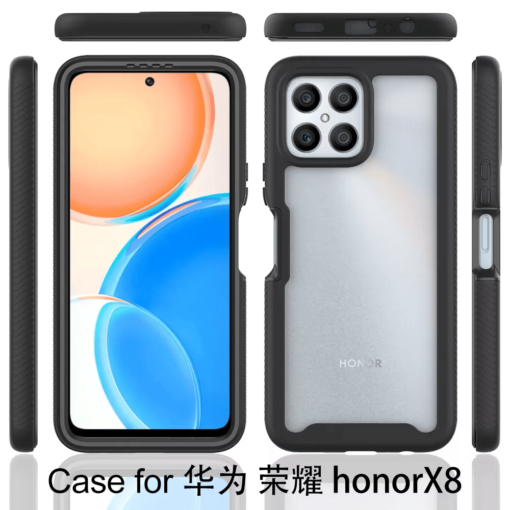 Techsuit - Defense360 Pro + Zaštita zaslona - Honor X8 4G - crna