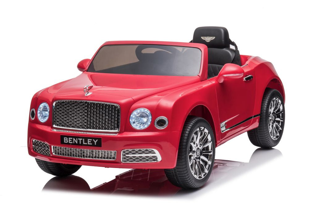 Licencirani auto na akumulator Bentley Mulsanne - crveni/lakirani