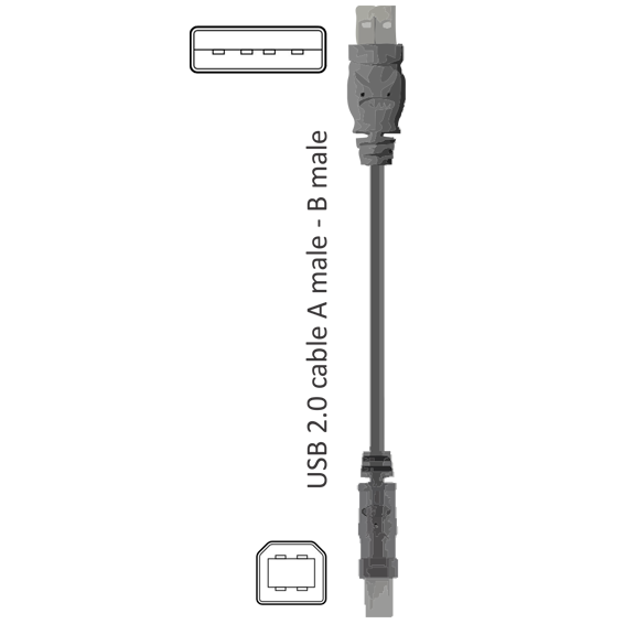 ZED electronic USB kabel za printer, dužina 3.0 metra - USB-AB/3