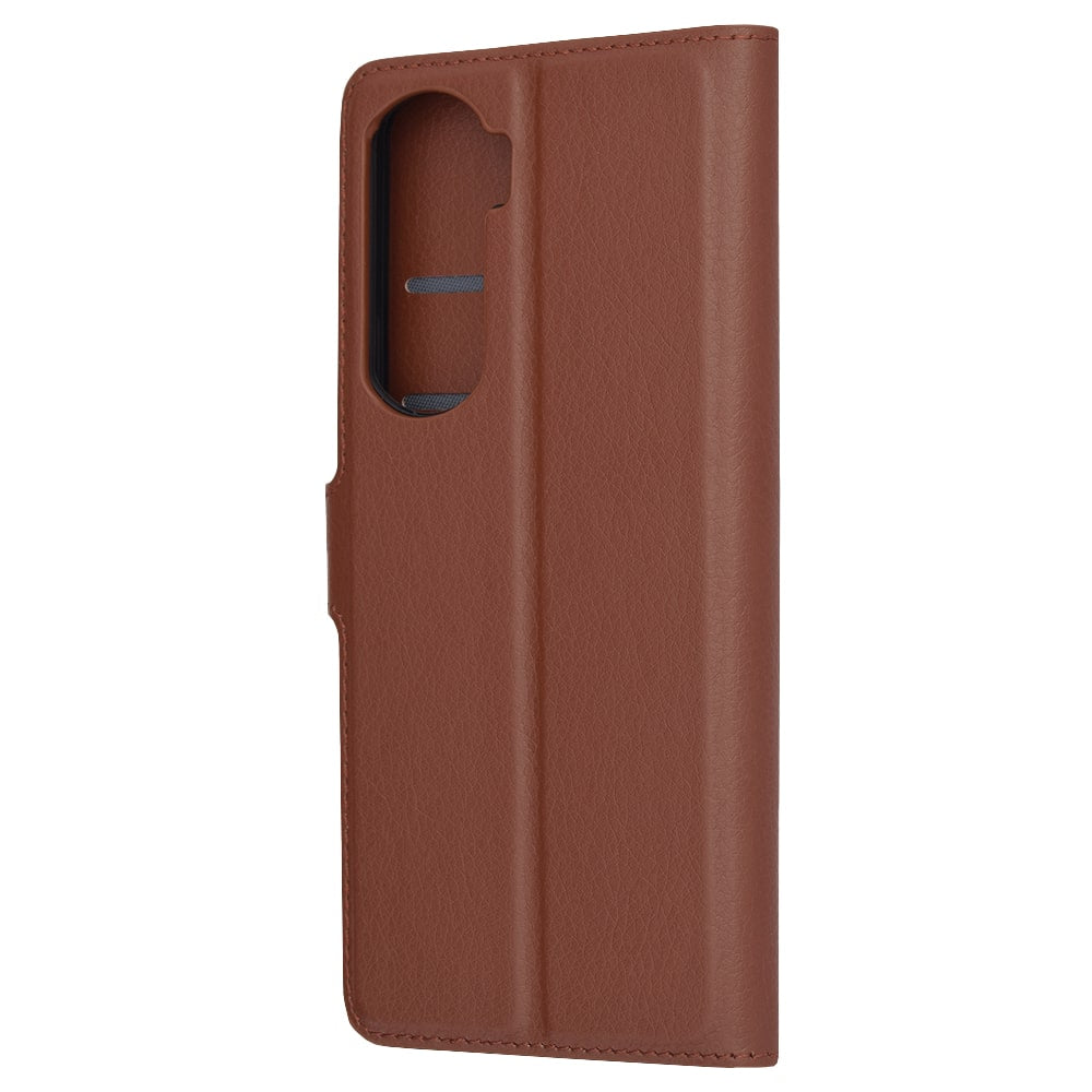 Techsuit – Leather Folio preklopna wallet maska za Honor 90 Lite – smeđa