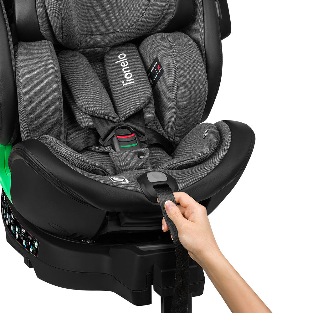 Lionelo autosjedalica Harmony i-Size 0-36 kg (40-150 cm) 360, Graphite Leather