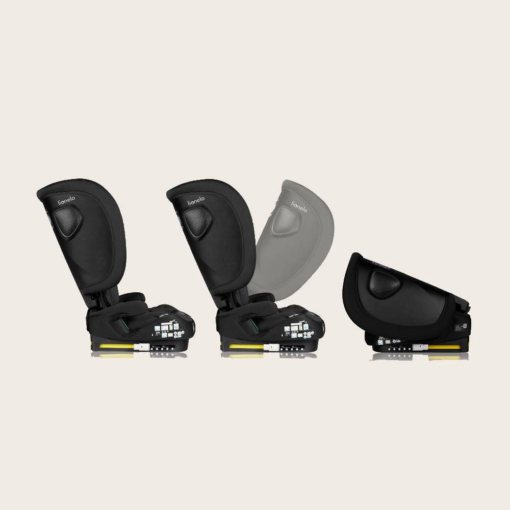 Lionelo autosjedalica Nelly i-Size 9-36 kg (76-150 cm), Black Carbon