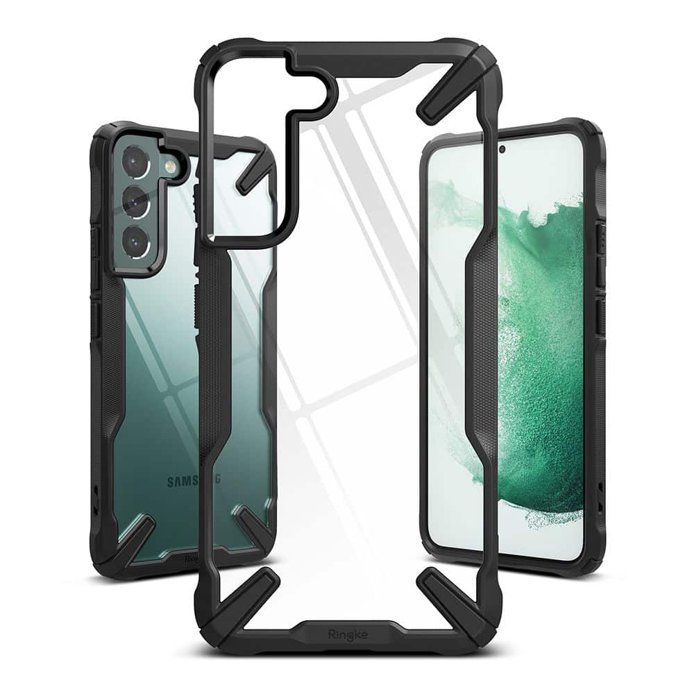 Ringke - Fusion X maska za Samsung Galaxy S22 Plus - crna