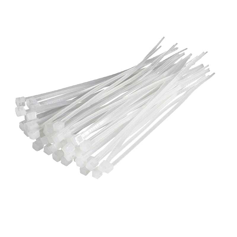 Vezice PVC bijele 2,5x100 100 komada