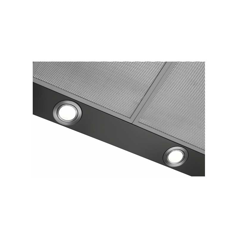 Napa Hansa OKP6321ZBH kaminska Inox crna
