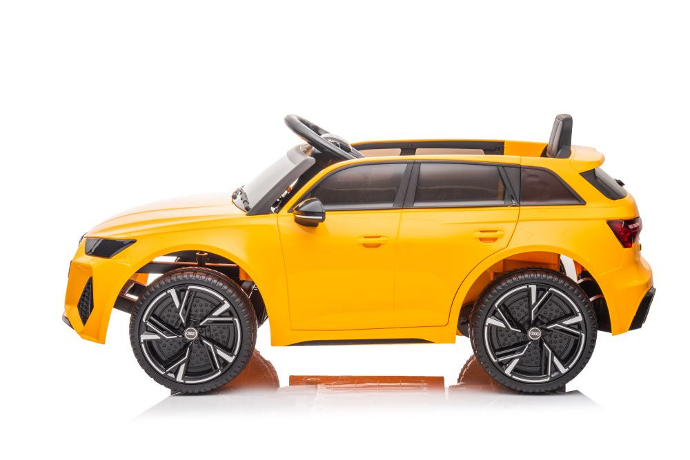Licencirani auto na akumulator Audi RS6 - žuti
