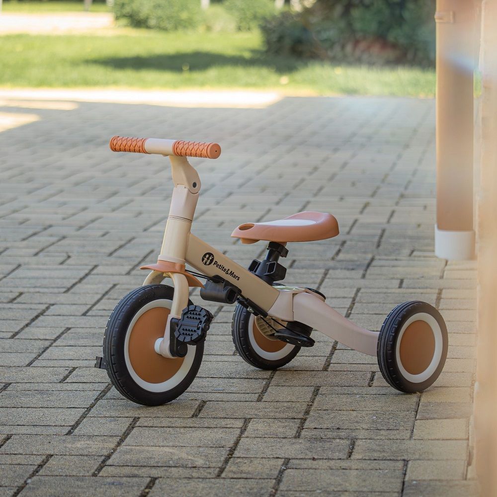 PETITE&MARS Tricikl Turbo Plus 5 u 1, Desert Sand