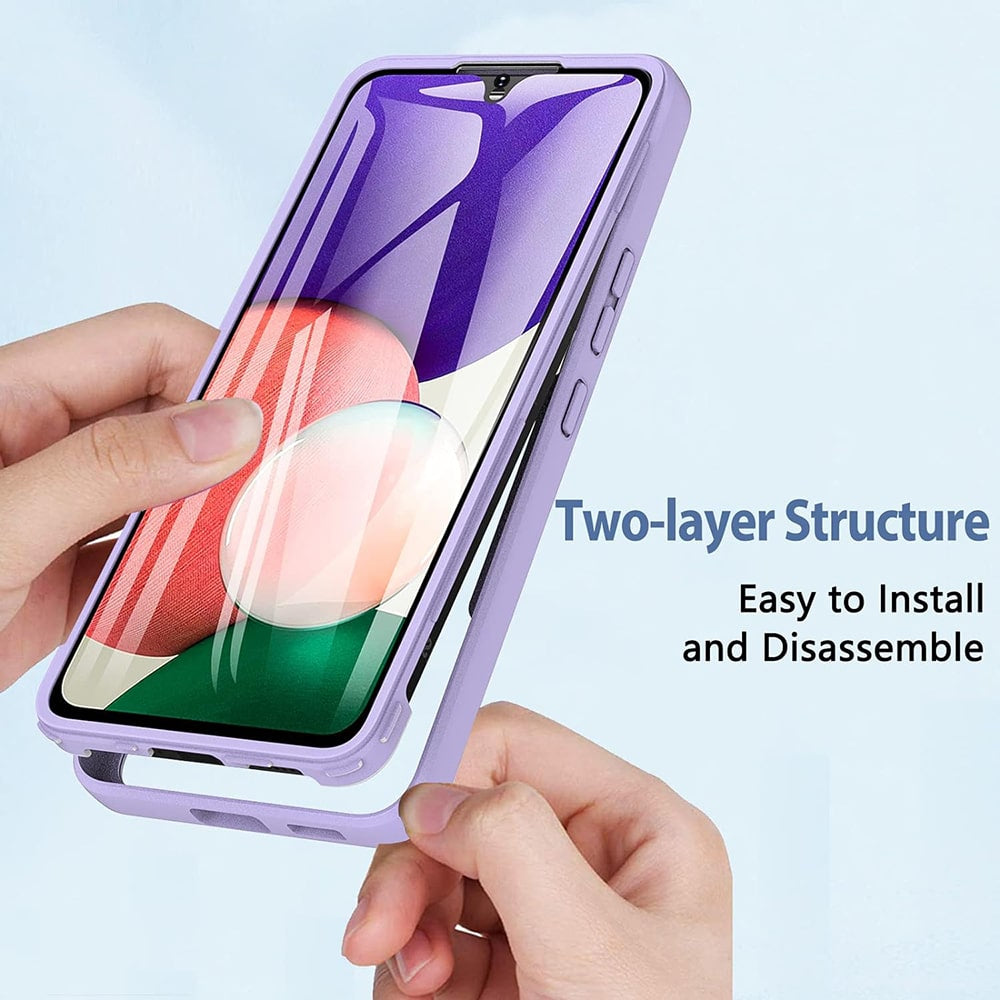 Techsuit – ColorVerse 360 Series obostrana zaštitna maska za Samsung Galaxy A52 4G / A52 5G / A52s 5G – crna