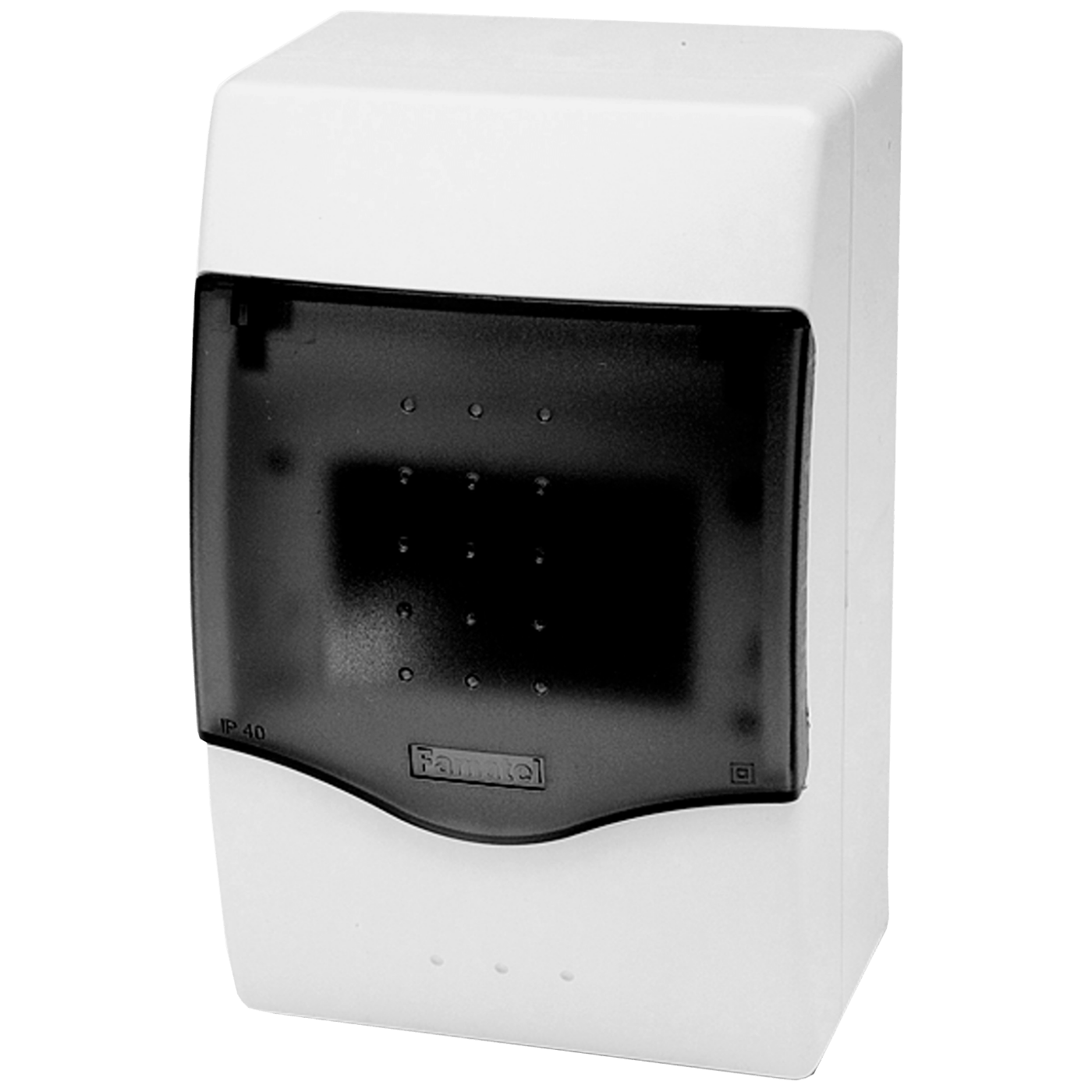 Famatel Kutija za osigurače nadžbuk, 4 osigurača, providna, IP40 - 3604-W-M-KN/4