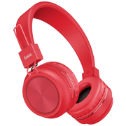 hoco. Slušalice bežične/žične, Bluetooth, 8h rada, mikrofon - W25 Promise Crvene