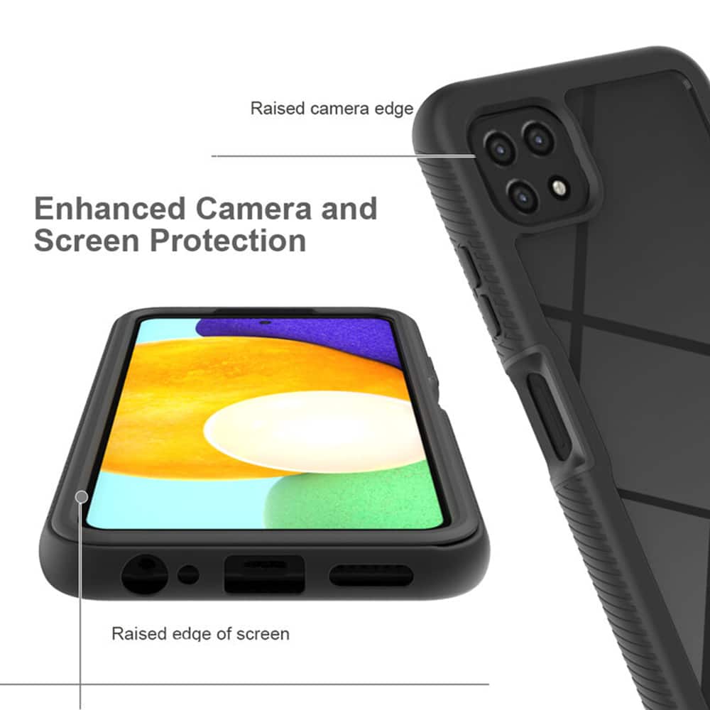 Techsuit - Defense360 Pro + Zaštita ekrana - Samsung Galaxy A22 5G - crna