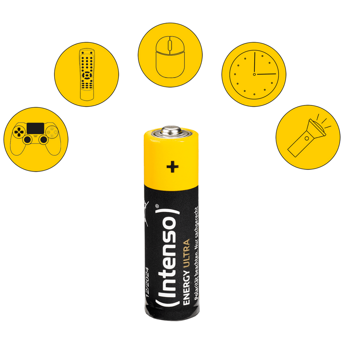 (Intenso) Baterija alkalna, AA LR6/10, 1,5 V, blister 10 kom