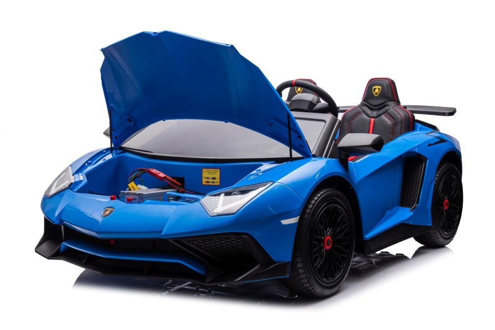 Licencirani auto na akumulator Lamborghini XXL A8803 24V - dvosjed - plavi