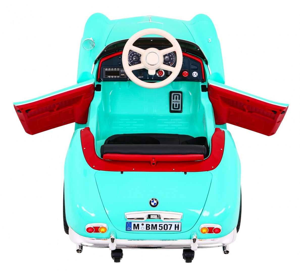 Licencirani auto na akumulator BMW 507 Retro - zeleni