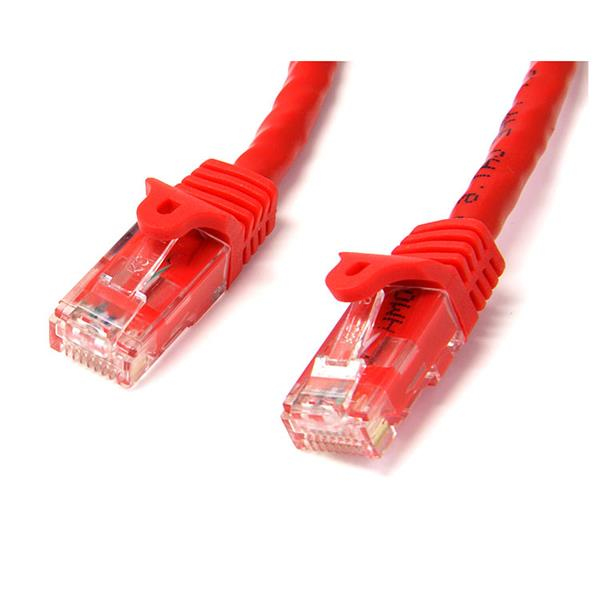 StarTech.com N6PATC1MRD kabel za umrežavanje Crveno 1 m Cat6 U/UTP (UTP)