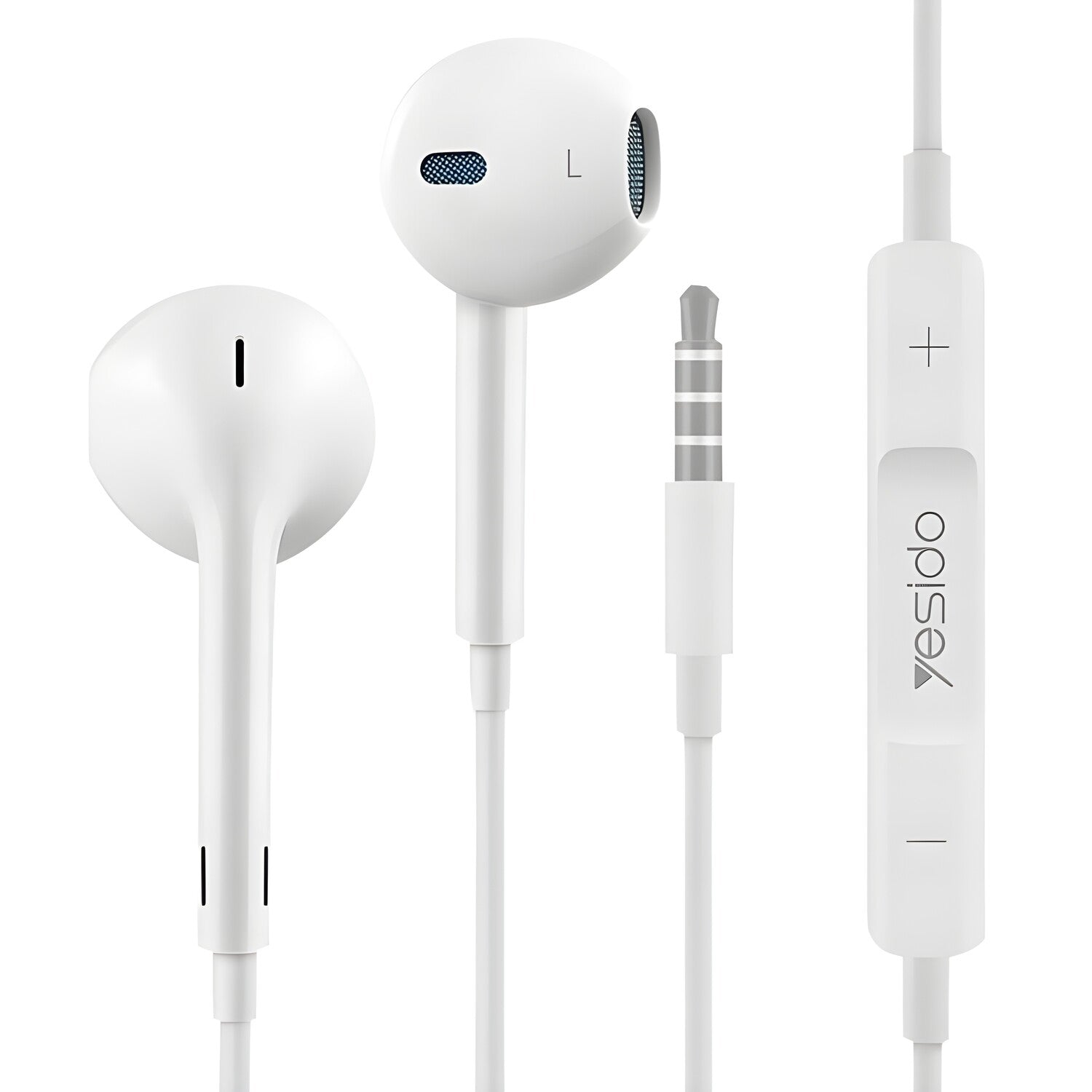 Yesido YH09 Ušne slušalice Aux 3.5mm - Bijela KP36339