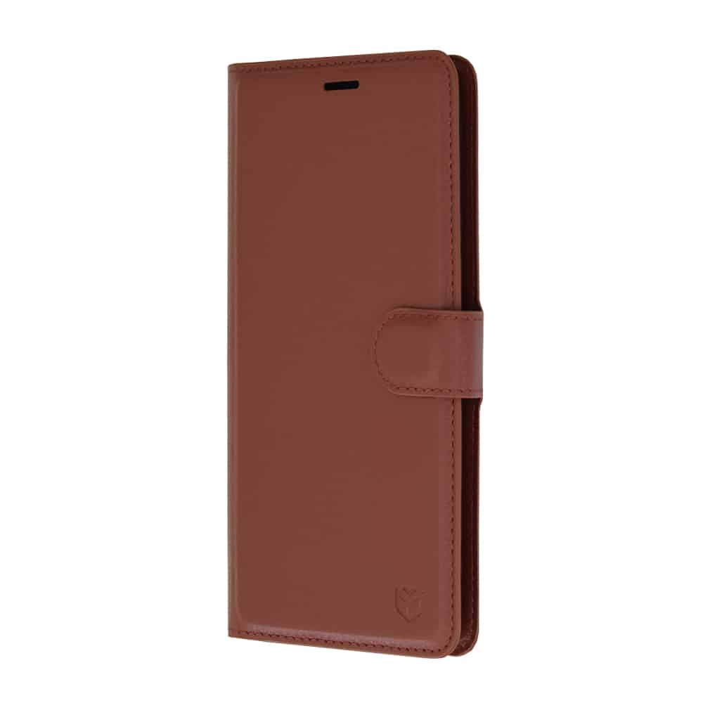 Techsuit Leather Folio preklopna maska za Honor 200 - smeđa