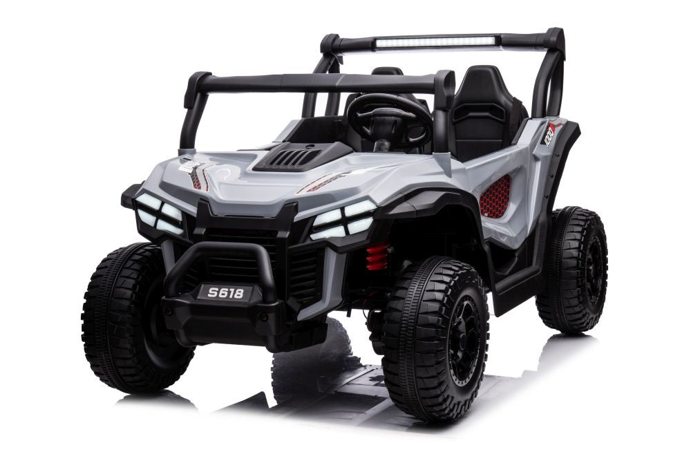 Buggy na akumulator S618 4x4 - dvosjed - sivi