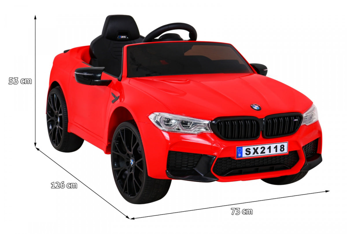 Licencirani auto na akumulator BMW M5 DRIFT  - crveni