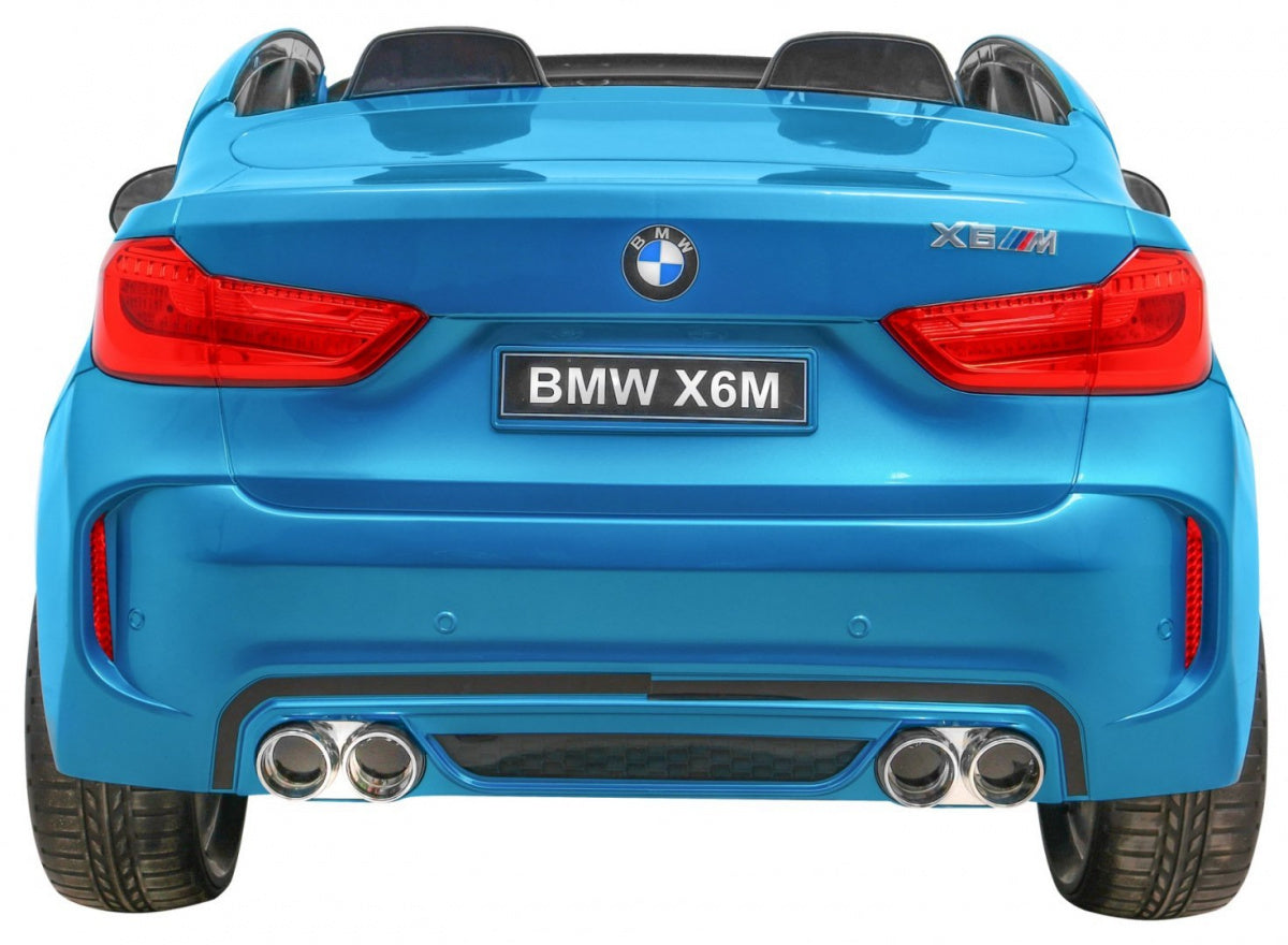 Licencirani auto na akumulator BMW X6M XXL - DVOSJED - plavi/lakirani