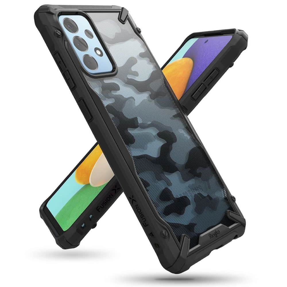 Ringke - Fusion X Design - Samsung Galaxy A52 4G / A52 5G / A52s 5G - Camo Black