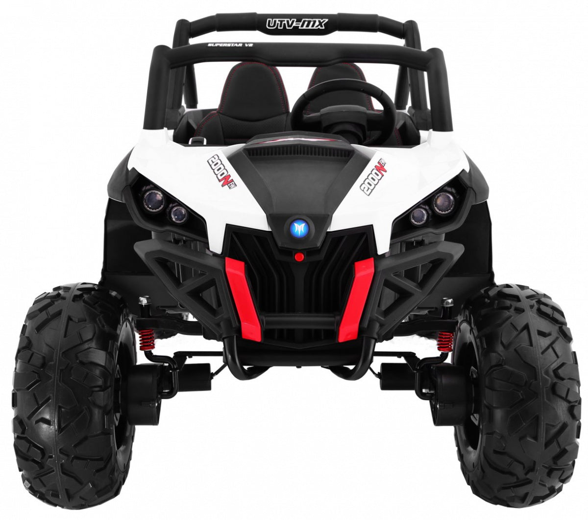 Buggy na akumulator SuperStar 4 x 4 - dvosjed - bijeli