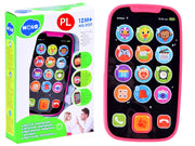 Interaktivni baby smartphone roza