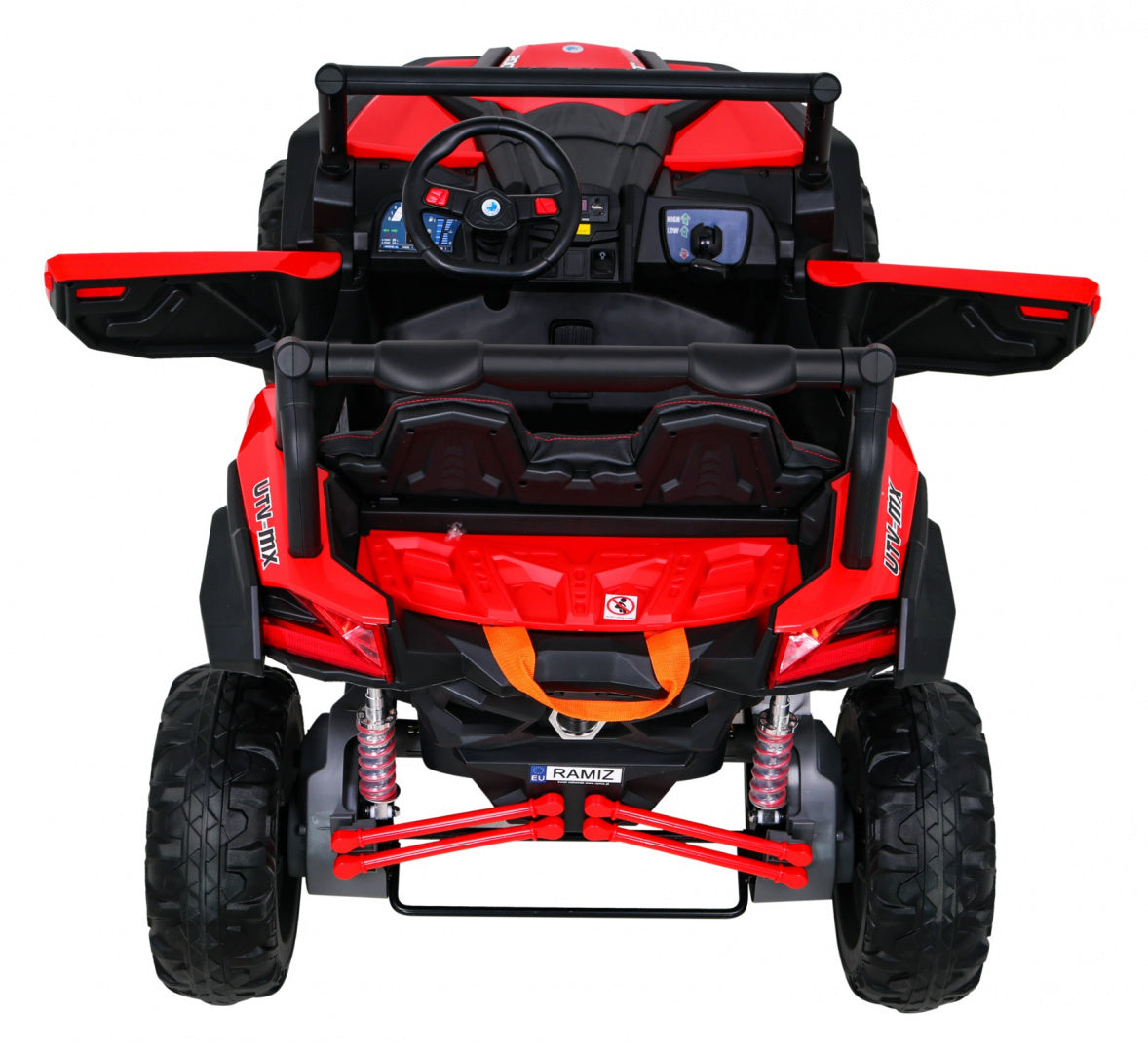 Buggy na akumulator UTV-MX - 4x4 - dvosjed - crveni