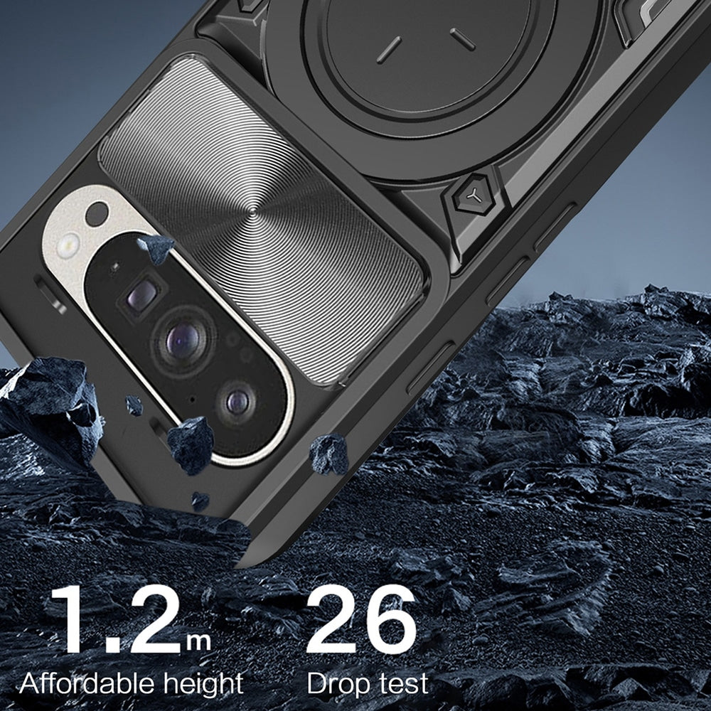 Techsuit - CamGuard Pro zaštitna maska za Google Pixel 9 / 9 Pro - crna