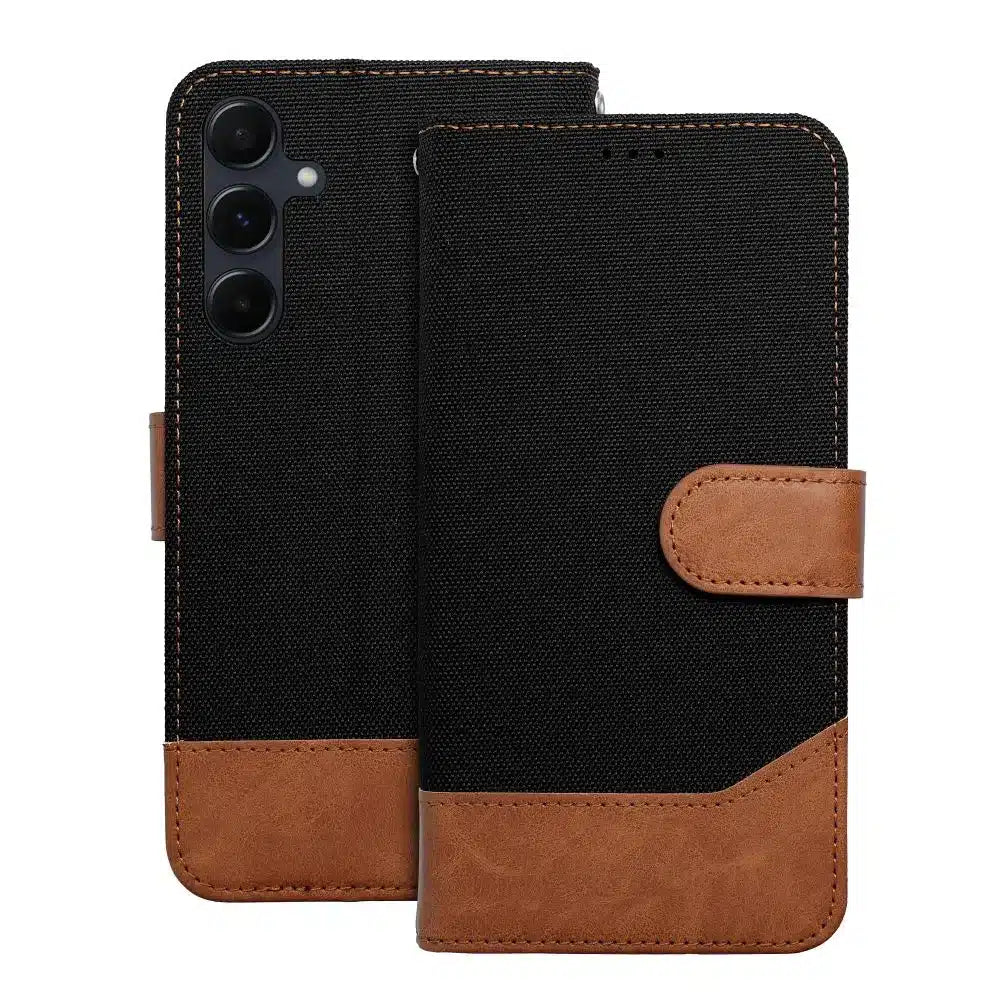 JEANS book-style preklopna maska za Samsung Galaxy A16 5G crna