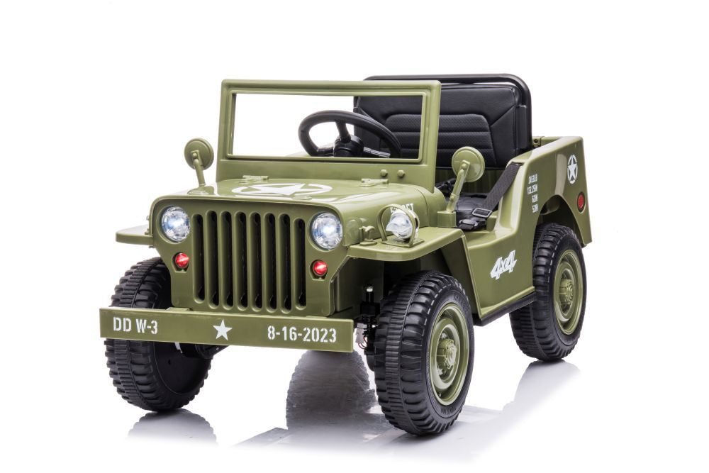 Auto na akumulator JH-103 4x4 - maslinasto/zeleni