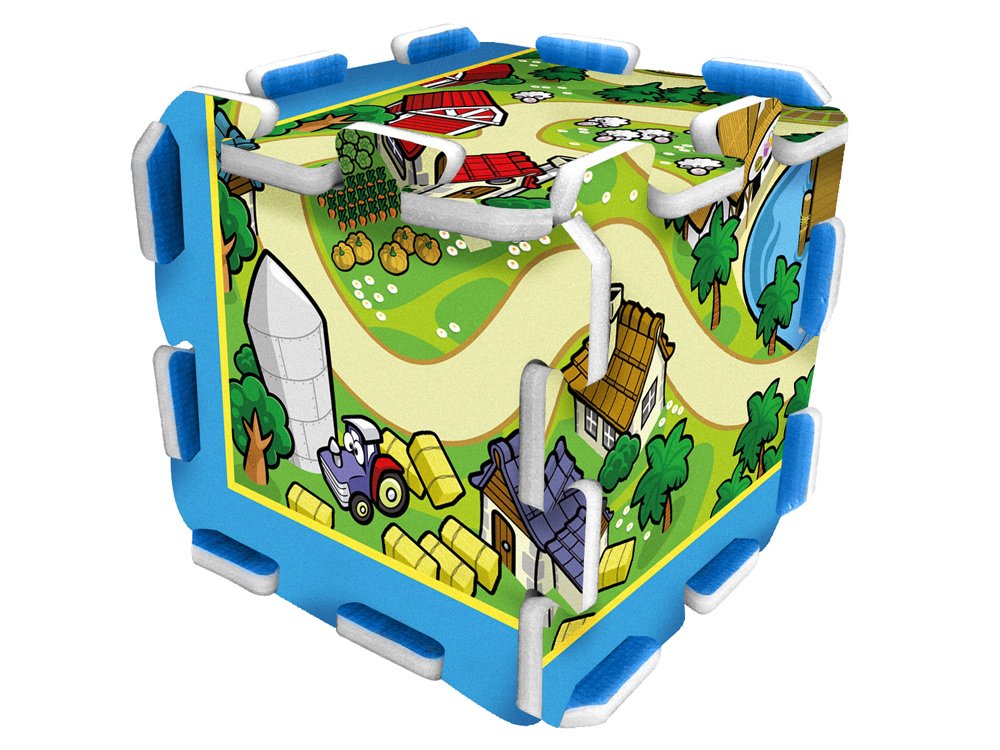 Podne mekane puzzle gradić