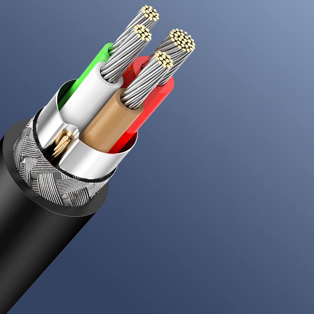 Ugreen - podatkovni kabel (10306) - USB-C na Type-C, 3A, 2m - crni