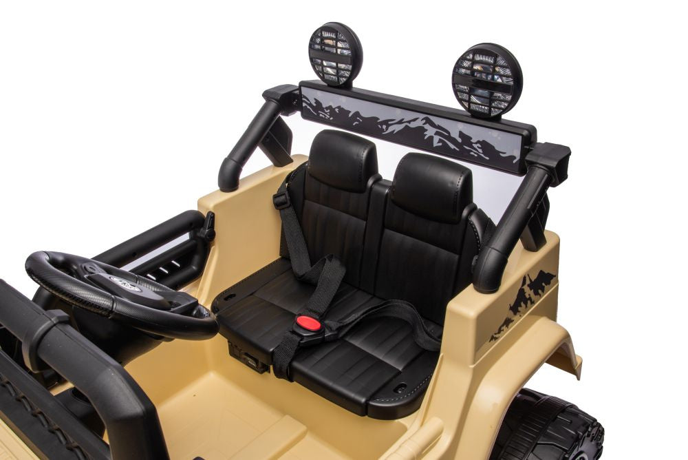 Licencirani auto na akumulator Toyota FJ White 4x4 - khaki