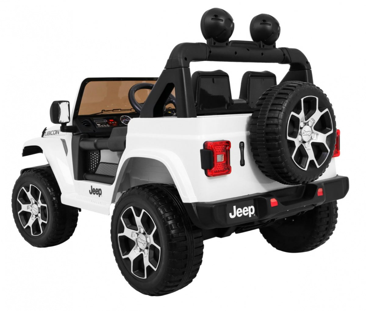 Licencirani auto na akumulator Jeep Wrangler Rubicon 4x4 - bijeli