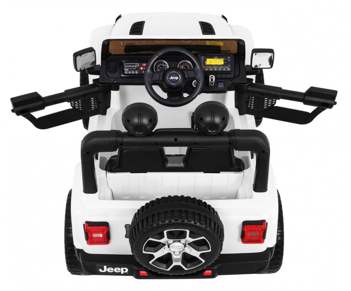 Licencirani auto na akumulator Jeep Wrangler Rubicon 4x4 - bijeli