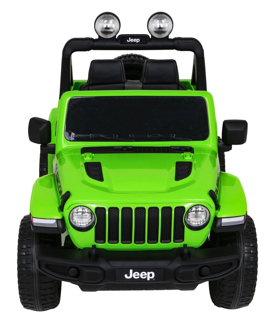 Licencirani auto na akumulator Jeep Wrangler Rubicon 4x4 - Zeleni