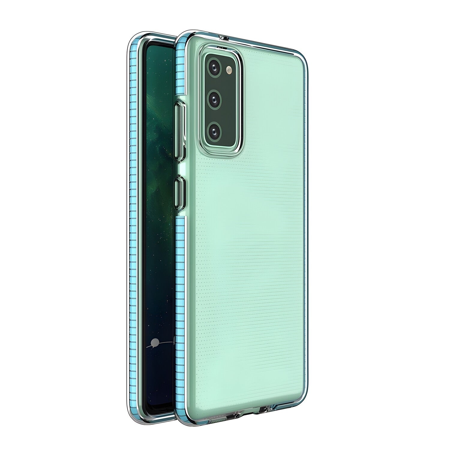 Futrola Spring clear TPU za Samsung Galaxy A72 5G - Tirkizna KP8766