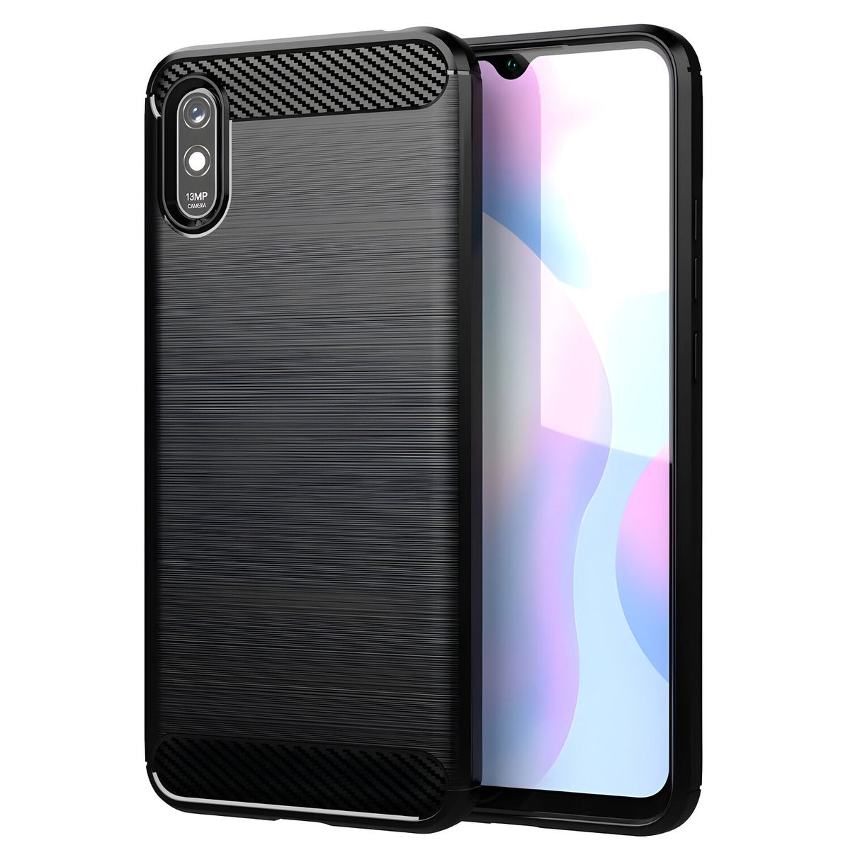 Futrola Carbon Shield TPU za Xiaomi Redmi 9A - Crna