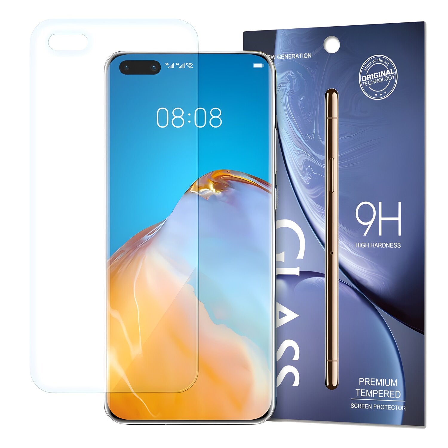 Kaljeno staklo 9H za Huawei P40 - Prozirna KP9773