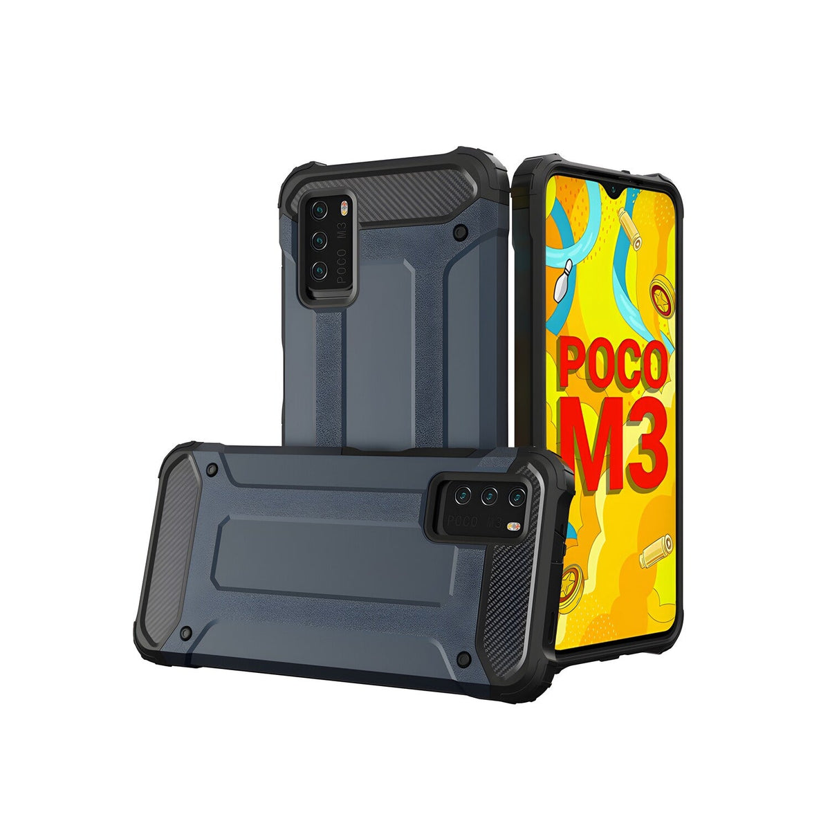 Futrola Hybrid Armor za Xiaomi Redmi Note 10 5G/Poco M3 Pro - Plava