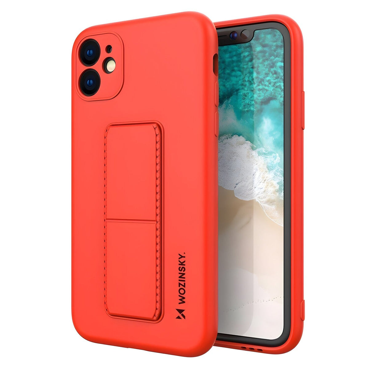 Wozinsky Kickstand futrola za Xiaomi Redmi Note 9/Redmi 10X 4G - Crvena